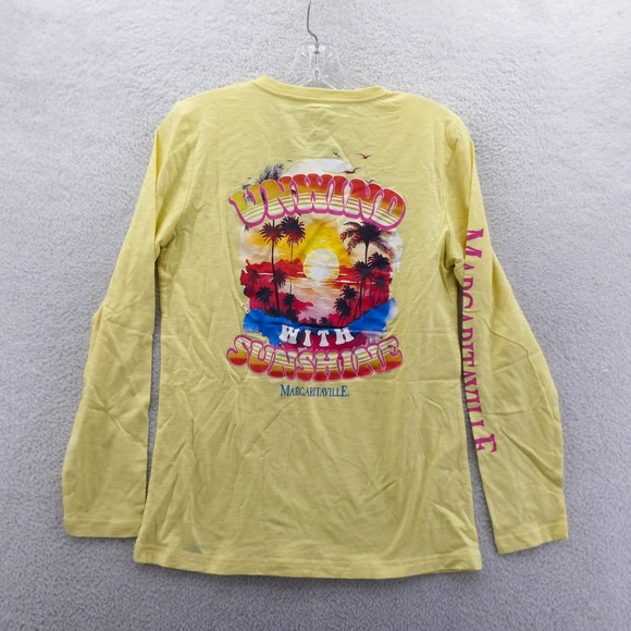 Margaritaville Tops - Margaritaville Shirt Womens Medium St Louis Cardinals Yellow Long Sleeve Vintage